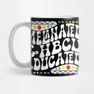 Retro Melanated and HBCU Educated Shirt Mug